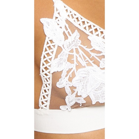 For Love & Lemons Sicily Bra Ivory Size S NWT - Picture 11 of 14